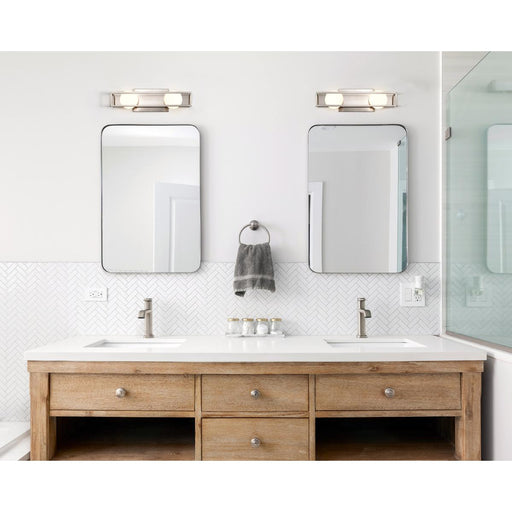 SATCO/NUVO Jenkins 16 Inch 2-Light LED Vanity Brushed Nickel With Frosted Glass (62-2252)