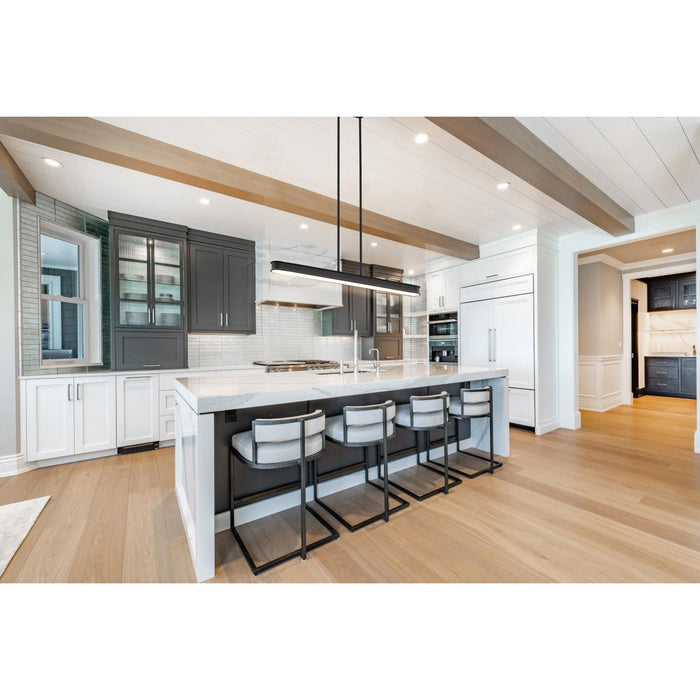 SATCO/NUVO Longford 36 Inch LED Island Pendant Textured Black Acrylic Lens (62-2263)