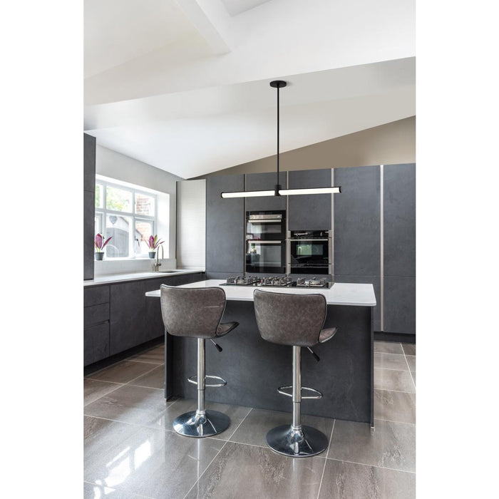 SATCO/NUVO Bowman 36 Inch LED Island Pendant Matte Black Acrylic Lens (62-2271)