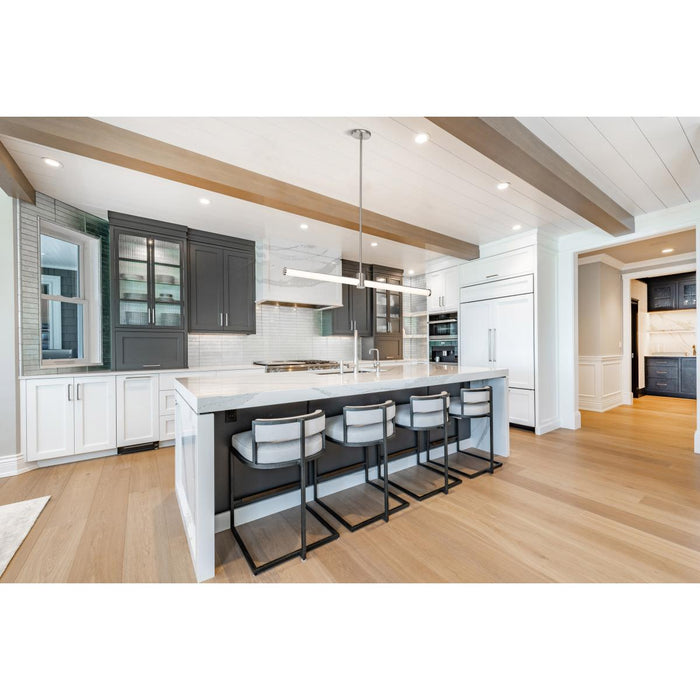 SATCO/NUVO Bowman 36 Inch LED Island Pendant Brushed Nickel Acrylic Lens (62-2272)