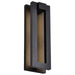 SATCO/NUVO Crew 32W 15 Inch LED Outdoor Sconce 3000K 90 CRI 120V Sand Black Finish (62-2301)