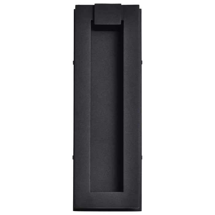SATCO/NUVO Crew 32W 15 Inch LED Outdoor Sconce 3000K 90 CRI 120V Sand Black Finish (62-2301)