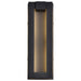 SATCO/NUVO Crew 32W 15 Inch LED Outdoor Sconce 3000K 90 CRI 120V Sand Black Finish (62-2301)