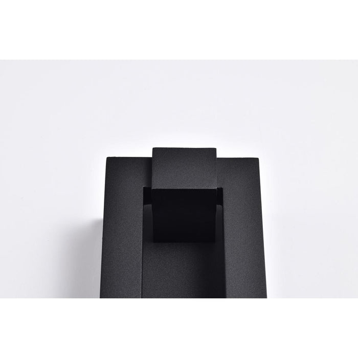 SATCO/NUVO Crew 32W 15 Inch LED Outdoor Sconce 3000K 90 CRI 120V Sand Black Finish (62-2301)