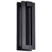 SATCO/NUVO Crew 32W 15 Inch LED Outdoor Sconce 3000K 90 CRI 120V Sand Black Finish (62-2301)