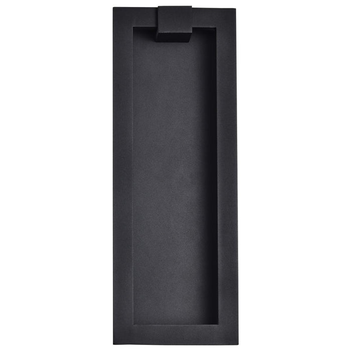 SATCO/NUVO Crew 40W 19 Inch LED Outdoor Sconce 3000K 90 CRI 120V Sand Black Finish (62-2302)