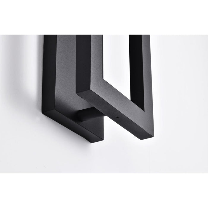 SATCO/NUVO Crew 40W 19 Inch LED Outdoor Sconce 3000K 90 CRI 120V Sand Black Finish (62-2302)