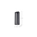 SATCO/NUVO Crew 40W 19 Inch LED Outdoor Sconce 3000K 90 CRI 120V Sand Black Finish (62-2302)