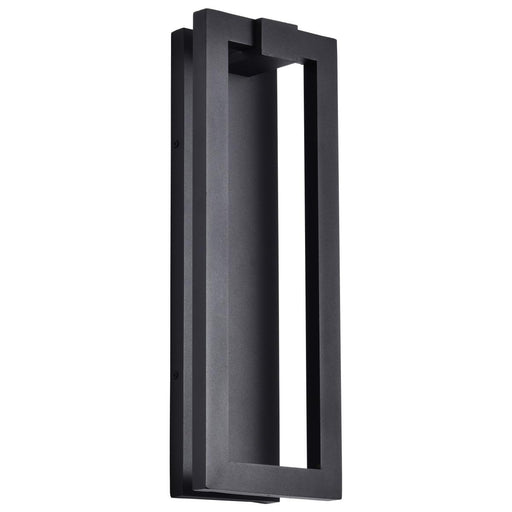 SATCO/NUVO Crew 40W 19 Inch LED Outdoor Sconce 3000K 90 CRI 120V Sand Black Finish (62-2302)
