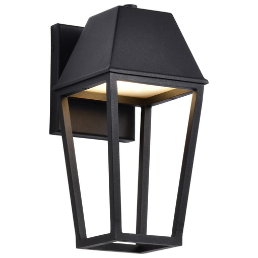 SATCO/NUVO Colt 10W LED Small Outdoor Lantern 3000K 90 CRI 120V Matte Black Finish (62-2310)