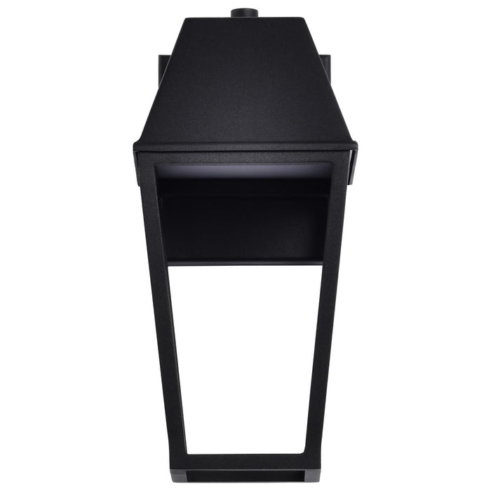 SATCO/NUVO Colt 10W LED Small Outdoor Lantern 3000K 90 CRI 120V Matte Black Finish (62-2310)