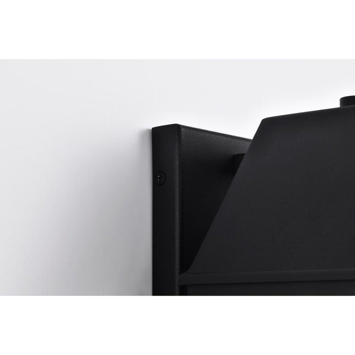 SATCO/NUVO Colt 10W LED Small Outdoor Lantern 3000K 90 CRI 120V Matte Black Finish (62-2310)