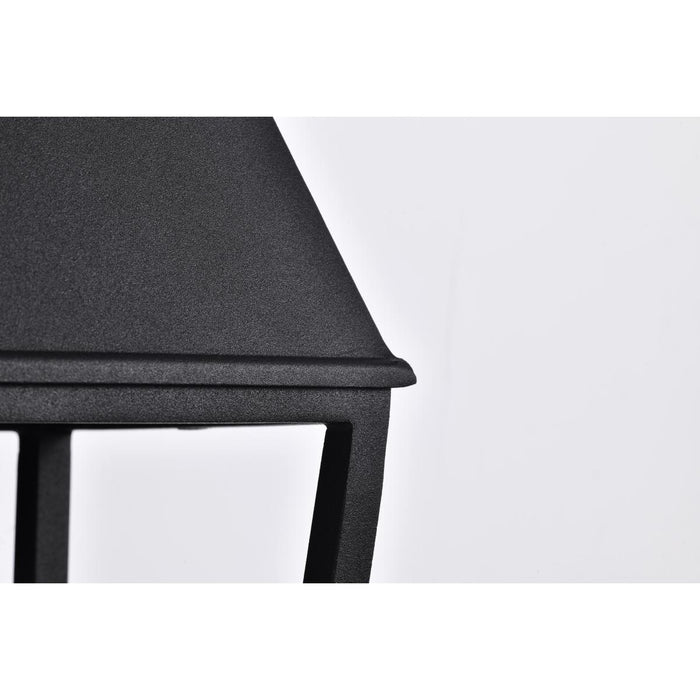 SATCO/NUVO Colt 10W LED Small Outdoor Lantern 3000K 90 CRI 120V Matte Black Finish (62-2310)