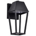 SATCO/NUVO Colt 10W LED Small Outdoor Lantern 3000K 90 CRI 120V Matte Black Finish (62-2310)