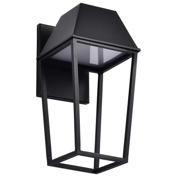 SATCO/NUVO Colt 10W LED Medium Outdoor Lantern 3000K 90 CRI 120V Matte Black Finish (62-2311)