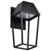 SATCO/NUVO Colt 10W LED Medium Outdoor Lantern 3000K 90 CRI 120V Matte Black Finish (62-2311)