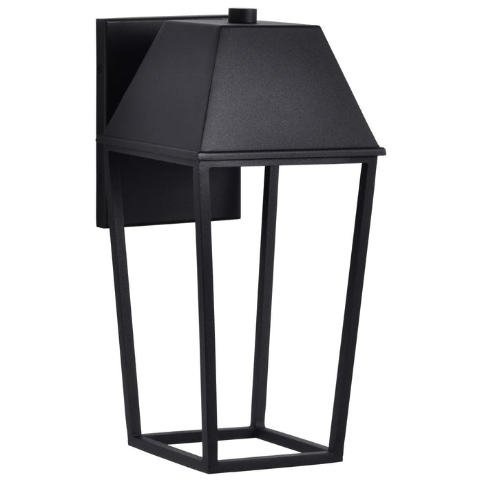 SATCO/NUVO Colt 10W LED Medium Outdoor Lantern 3000K 90 CRI 120V Matte Black Finish (62-2311)