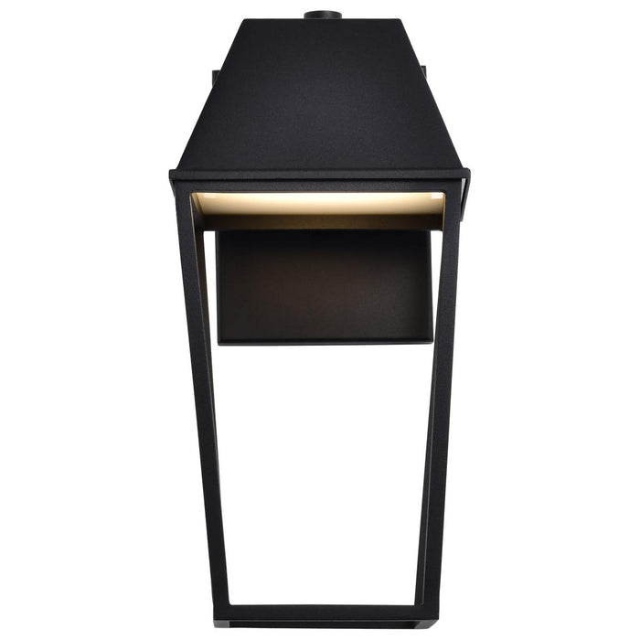 SATCO/NUVO Colt 10W LED Medium Outdoor Lantern 3000K 90 CRI 120V Matte Black Finish (62-2311)