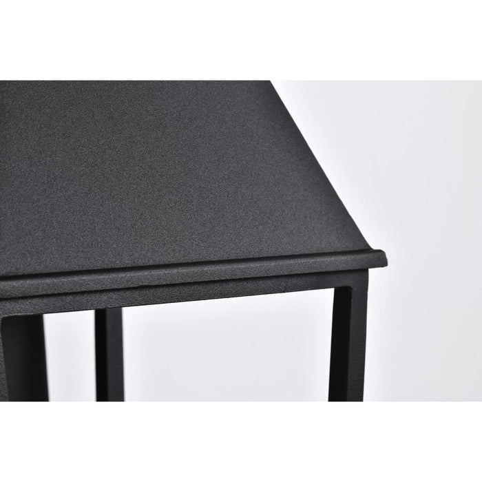 SATCO/NUVO Colt 10W LED Medium Outdoor Lantern 3000K 90 CRI 120V Matte Black Finish (62-2311)