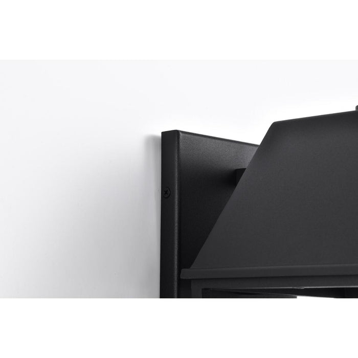 SATCO/NUVO Colt 10W LED Medium Outdoor Lantern 3000K 90 CRI 120V Matte Black Finish (62-2311)