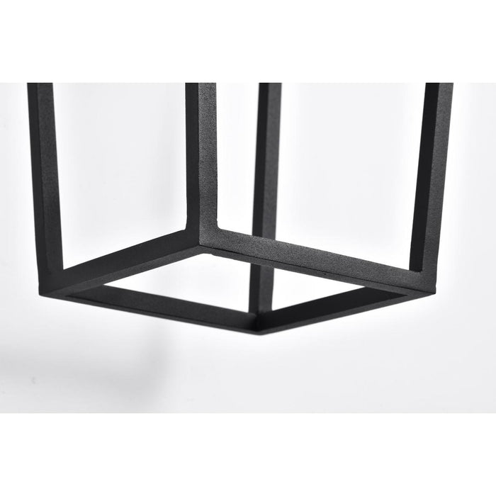 SATCO/NUVO Colt 10W LED Medium Outdoor Lantern 3000K 90 CRI 120V Matte Black Finish (62-2311)