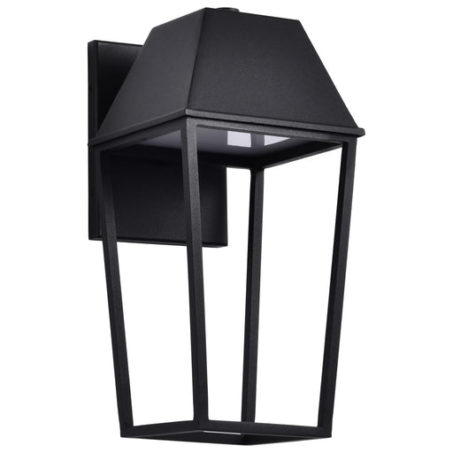 SATCO/NUVO Colt 10W LED Medium Outdoor Lantern 3000K 90 CRI 120V Matte Black Finish (62-2311)