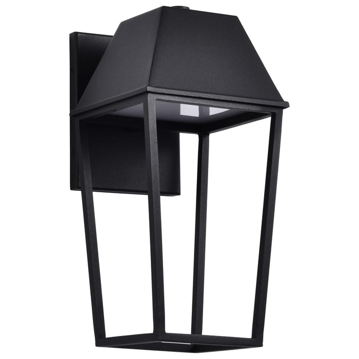 SATCO/NUVO Colt 10W LED Medium Outdoor Lantern 3000K 90 CRI 120V Matte Black Finish (62-2311)