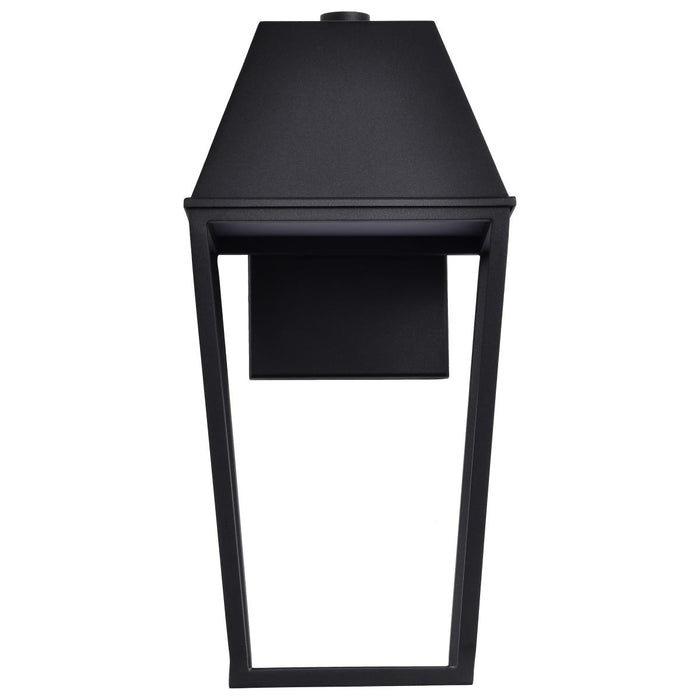 SATCO/NUVO Colt 10W LED Large Outdoor Lantern 3000K 90 CRI 120V Matte Black Finish (62-2312)