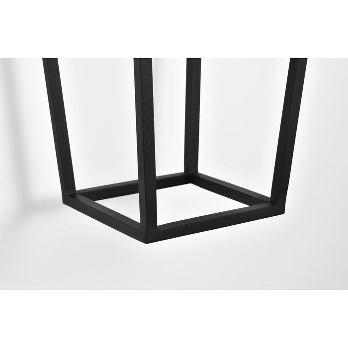 SATCO/NUVO Colt 10W LED Large Outdoor Lantern 3000K 90 CRI 120V Matte Black Finish (62-2312)