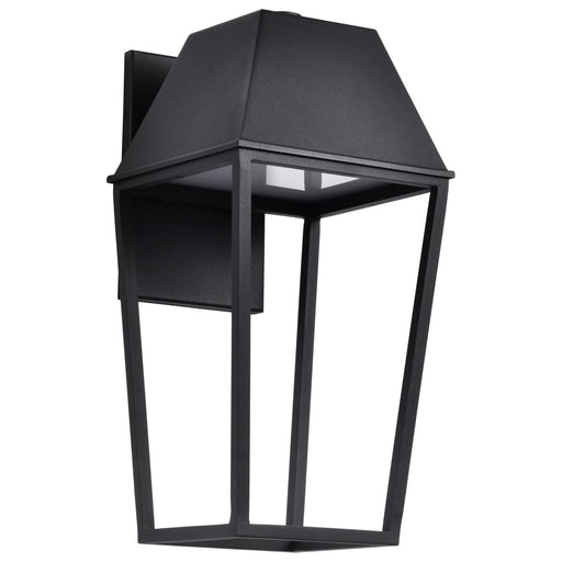 SATCO/NUVO Colt 10W LED Large Outdoor Lantern 3000K 90 CRI 120V Matte Black Finish (62-2312)