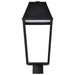 SATCO/NUVO Colt 10W LED Outdoor Post Lantern 3000K 90 CRI 120V Matte Black Finish (62-2313)