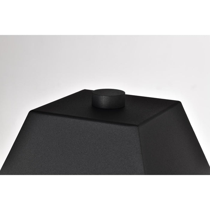 SATCO/NUVO Colt 10W LED Outdoor Post Lantern 3000K 90 CRI 120V Matte Black Finish (62-2313)