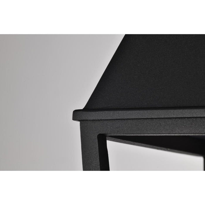 SATCO/NUVO Colt 10W LED Outdoor Post Lantern 3000K 90 CRI 120V Matte Black Finish (62-2313)