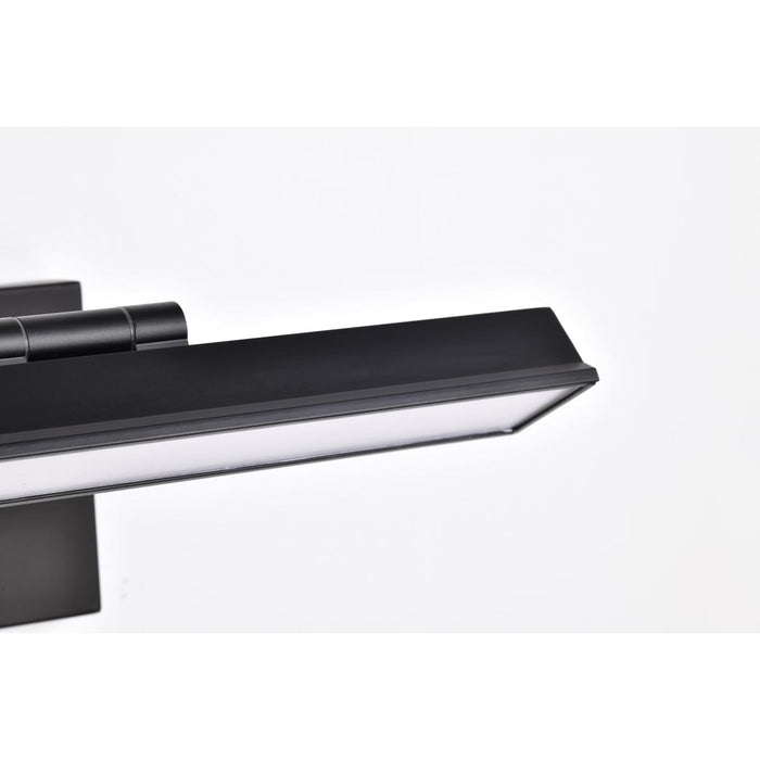 SATCO/NUVO Hazel 1 Foot LED Picture Light 12W CCT Selectable 2700K/3000K/3500K 90 CRI 120V Black Finish Acrylic Lens (62-2320)