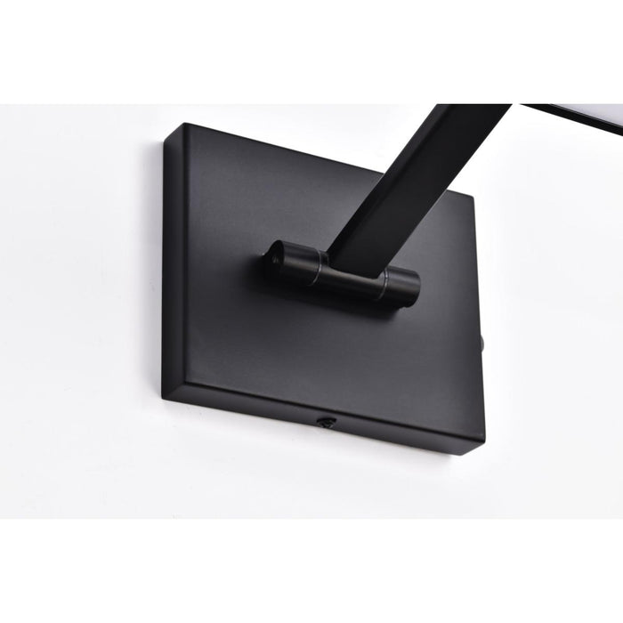 SATCO/NUVO Hazel 1 Foot LED Picture Light 12W CCT Selectable 2700K/3000K/3500K 90 CRI 120V Black Finish Acrylic Lens (62-2320)