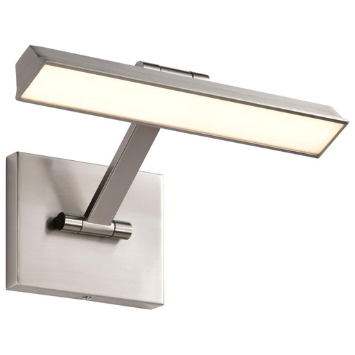 SATCO/NUVO Hazel 1 Foot LED Picture Light 12W CCT Selectable 2700K/3000K/3500K 90 CRI 120V Brushed Nickel Finish Acrylic Lens (62-2321)