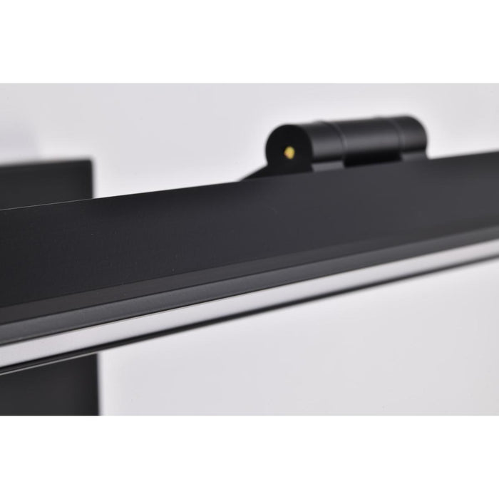 SATCO/NUVO Hazel 2 Foot LED Picture Light 20W CCT Selectable 2700K/3000K/3500K 90 CRI 120V Black Finish Acrylic Lens (62-2325)