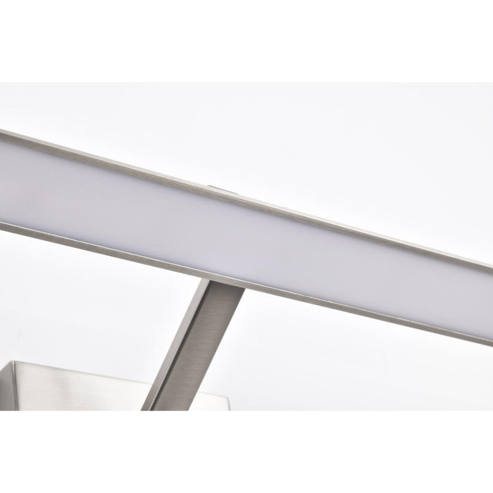 SATCO/NUVO Hazel 2 Foot LED Picture Light 20W CCT Selectable 2700K/3000K/3500K 90 CRI 120V Brushed Nickel Finish Acrylic Lens (62-2326)