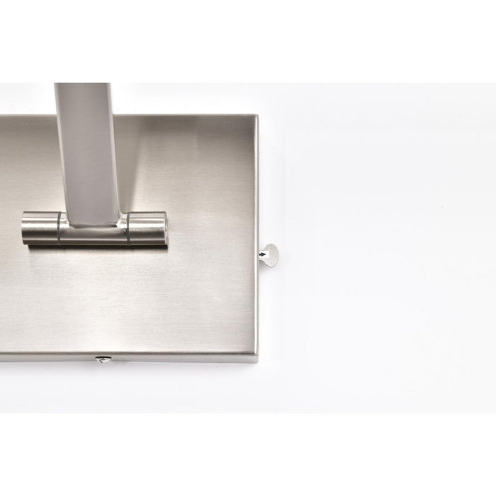 SATCO/NUVO Hazel 2 Foot LED Picture Light 20W CCT Selectable 2700K/3000K/3500K 90 CRI 120V Brushed Nickel Finish Acrylic Lens (62-2326)