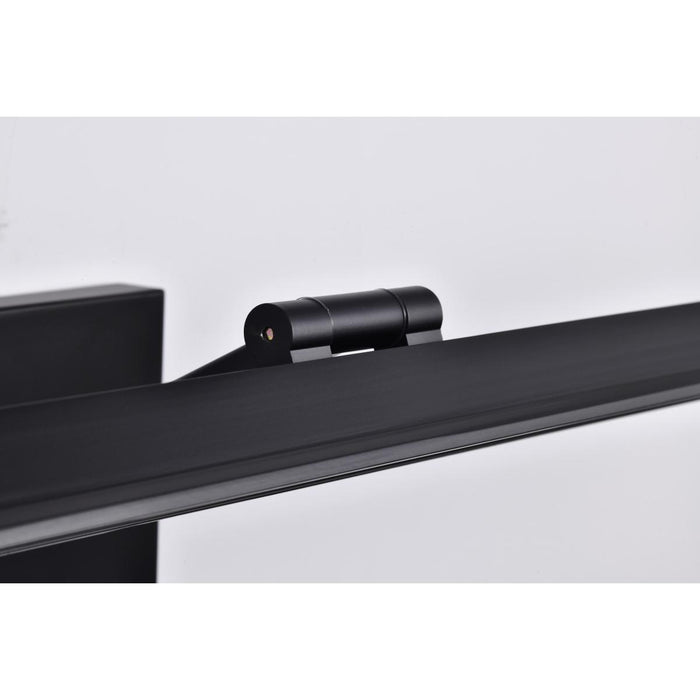 SATCO/NUVO Hazel 3 Foot LED Picture Light 35W CCT Selectable 2700K/3000K/3500K 90 CRI 120V Black Finish Acrylic Lens (62-2330)