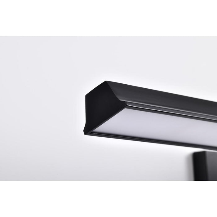 SATCO/NUVO Hazel 3 Foot LED Picture Light 35W CCT Selectable 2700K/3000K/3500K 90 CRI 120V Black Finish Acrylic Lens (62-2330)