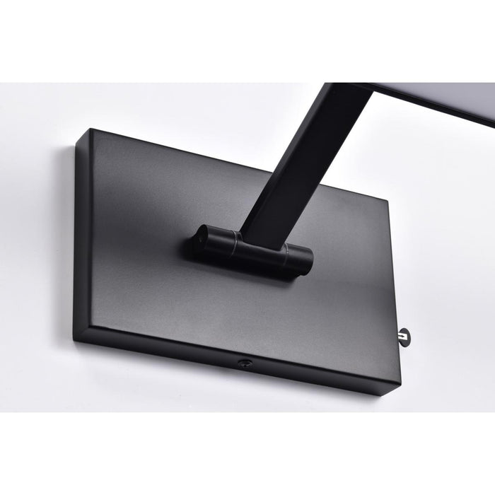 SATCO/NUVO Hazel 3 Foot LED Picture Light 35W CCT Selectable 2700K/3000K/3500K 90 CRI 120V Black Finish Acrylic Lens (62-2330)