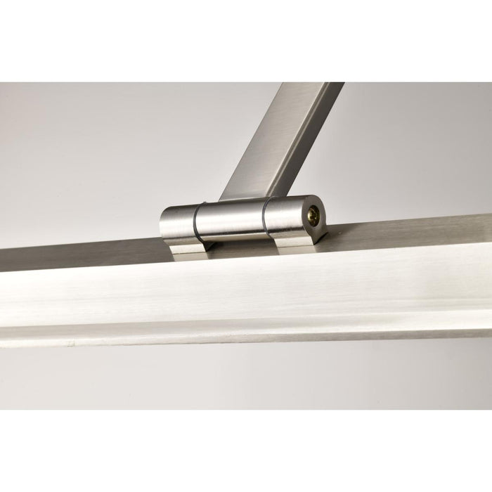 SATCO/NUVO Hazel 3 Foot LED Picture Light 35W CCT Selectable 2700K/3000K/3500K 90 CRI 120V Brushed Nickel Finish Acrylic Lens (62-2331)