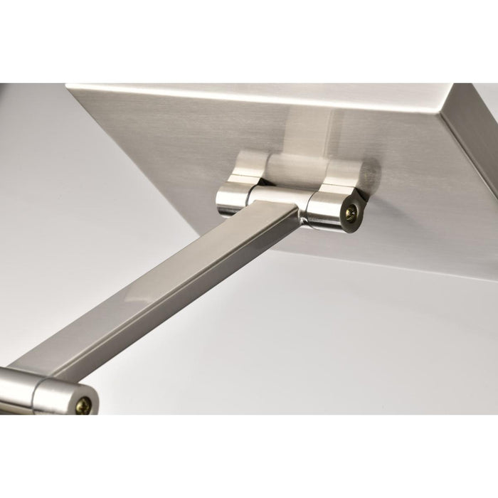 SATCO/NUVO Hazel 3 Foot LED Picture Light 35W CCT Selectable 2700K/3000K/3500K 90 CRI 120V Brushed Nickel Finish Acrylic Lens (62-2331)