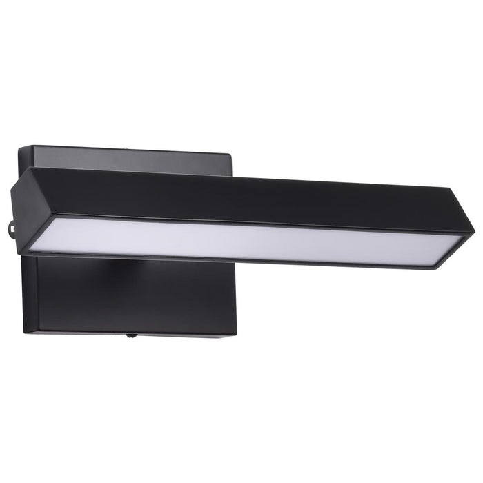 SATCO/NUVO Mila 1 Foot LED Picture Light 12W CCT Selectable 2700K/3000K/3500K/ 90 CRI 120V Black Finish Acrylic L Ens (62-2335)