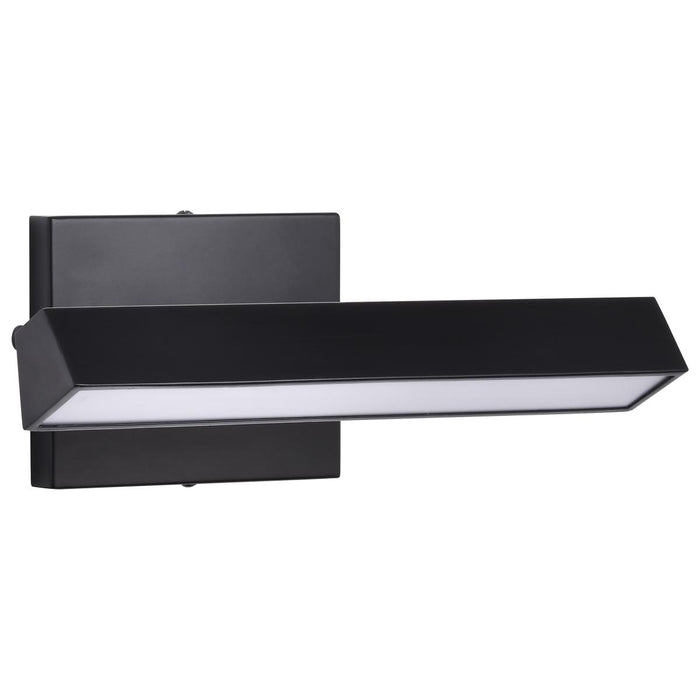 SATCO/NUVO Mila 1 Foot LED Picture Light 12W CCT Selectable 2700K/3000K/3500K/ 90 CRI 120V Black Finish Acrylic L Ens (62-2335)