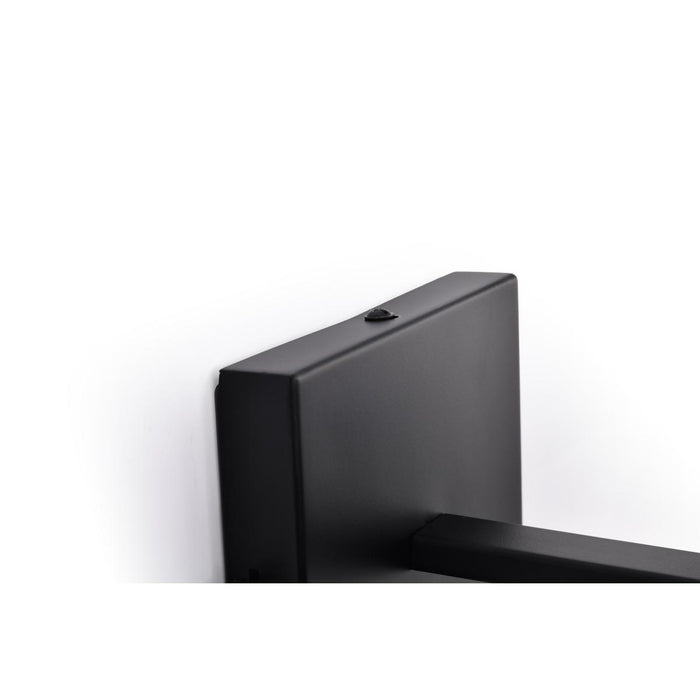 SATCO/NUVO Mila 1 Foot LED Picture Light 12W CCT Selectable 2700K/3000K/3500K/ 90 CRI 120V Black Finish Acrylic L Ens (62-2335)