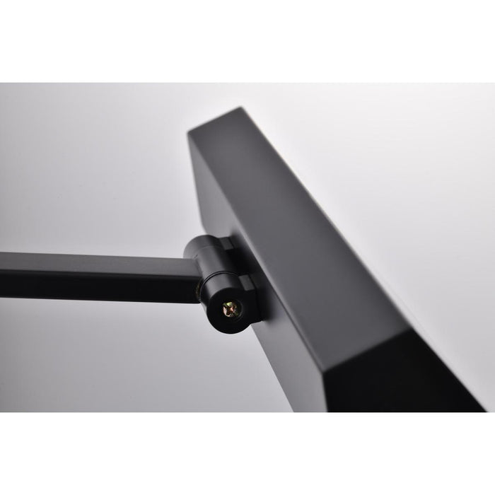 SATCO/NUVO Mila 1 Foot LED Picture Light 12W CCT Selectable 2700K/3000K/3500K/ 90 CRI 120V Black Finish Acrylic L Ens (62-2335)