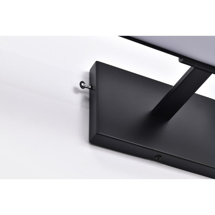 SATCO/NUVO Mila 1 Foot LED Picture Light 12W CCT Selectable 2700K/3000K/3500K/ 90 CRI 120V Black Finish Acrylic L Ens (62-2335)