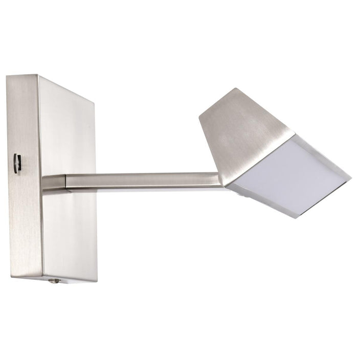 SATCO/NUVO Mila 1 Foot LED Picture Light 12W CCT Selectable 2700K/3000K/3500K/ 90 CRI 120V Brushed Nickel Finish Acrylic Lens (62-2336)